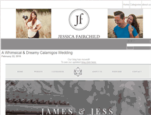Tablet Screenshot of jessicafairchildphotography.com